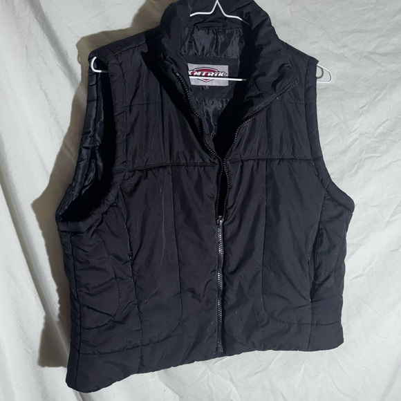 Jackets & Blazers - Black Quilted Puffer Vest - Full Zip